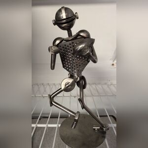 Nuts & Bolts Metal Football Player Figurine BNWT